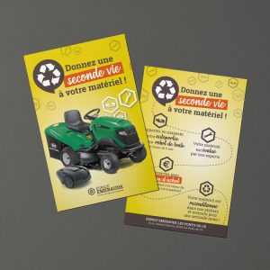 Mockup flyer reconditionnement